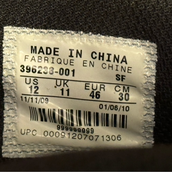 Nike Super Speed D Low Men's Size 12 Football Cleats Black/White Nike 396238-001 - Picture 8 of 13